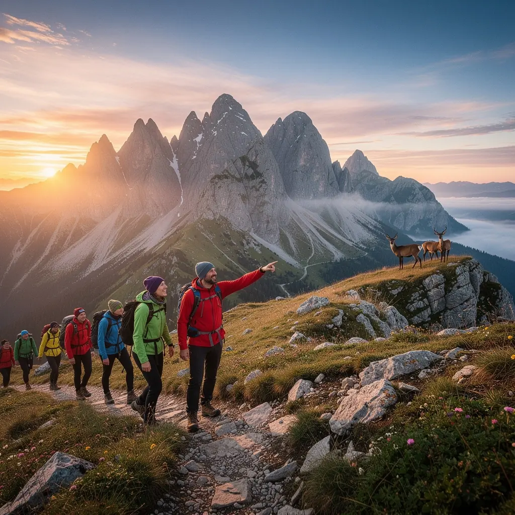 Peisaj montan spectaculos din Carpați, ideal pentru o evadare de weekend.